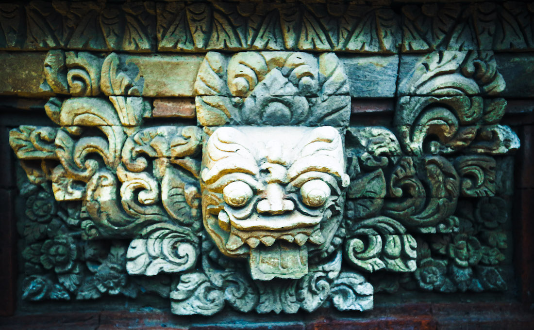 Architektoniczny detal na Bali